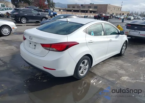 2015 Hyundai Elantra Se from USA, damaged, VIN 5NPDH4AE7FH623042